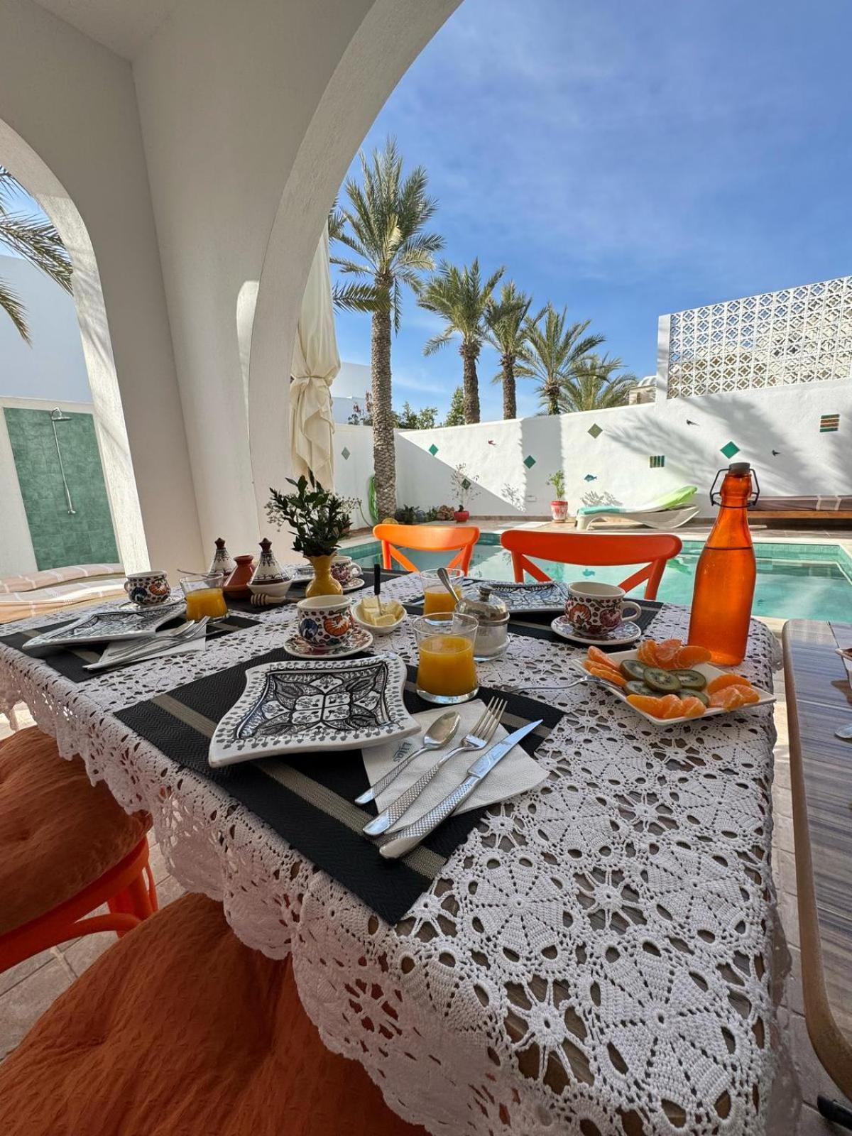 Hotel Dar El Kahina Djerba Mezraia Esterno foto
